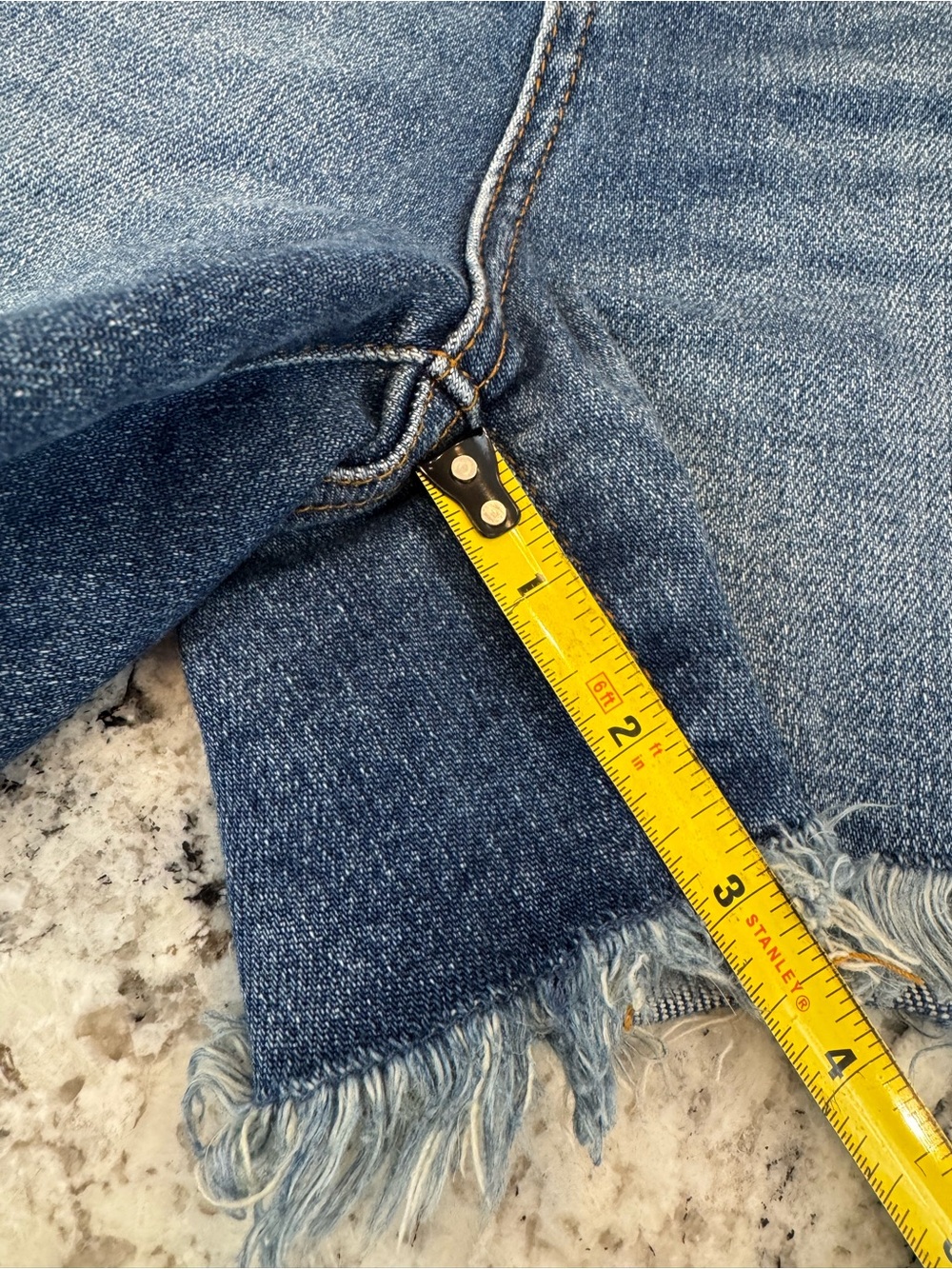 Judy Blue Sunburst Embroidered Distressed Denim Shorts Medium Boho Western - Picture 7 of 8